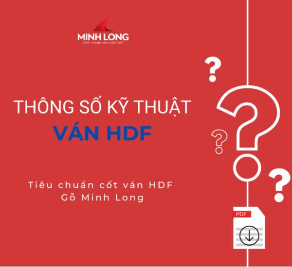 Cốt ván HDF Gỗ Minh Long